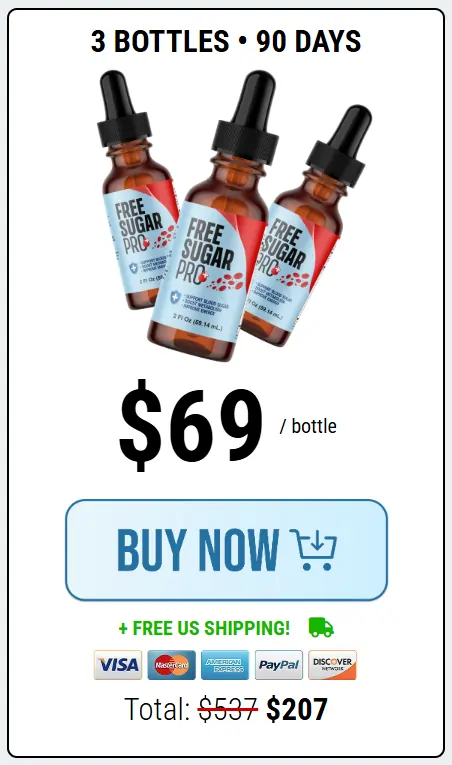 Free Sugar Pro discount bundle (3 bottles for $207 deal image)
